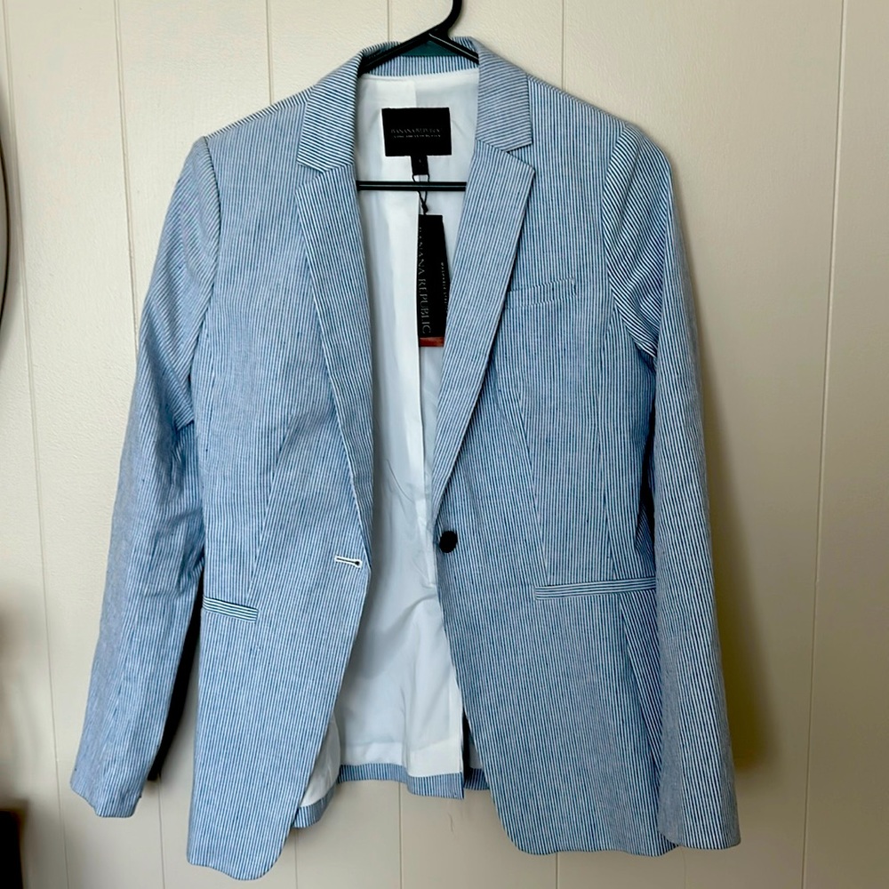 Banana Republic blazer blue